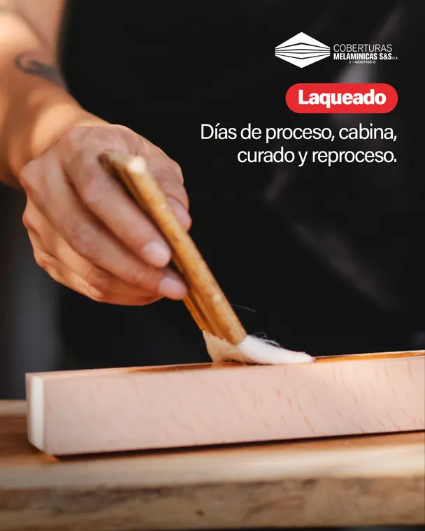 Cobermelass: proceso de laqueado